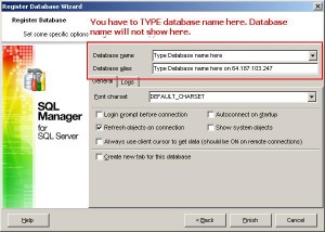 Langkah ketiga (EMS SQL Manager Lite for SQL Server)